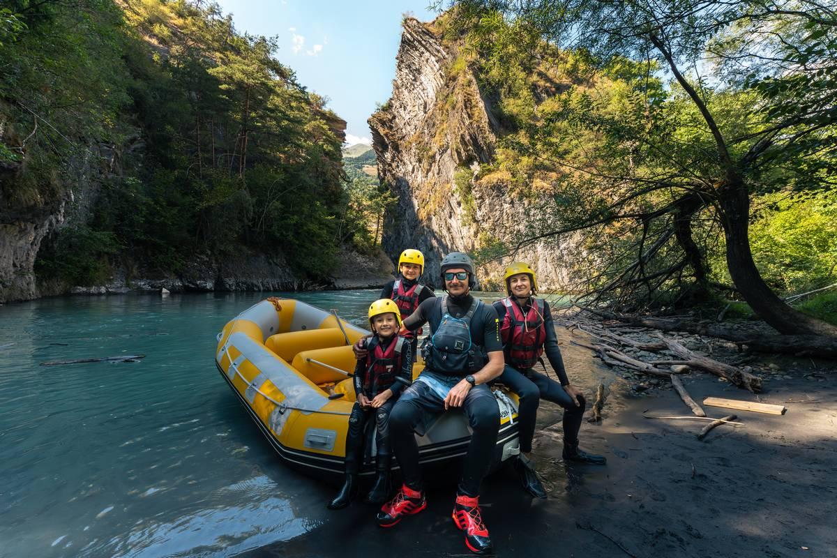 RAFTING LA PLAGNE | LA DESCENTE DES GORGES