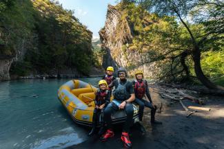 RAFTING LA PLAGNE | LA DESCENTE DES GORGES