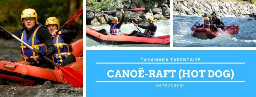 Canoë raft Savoie